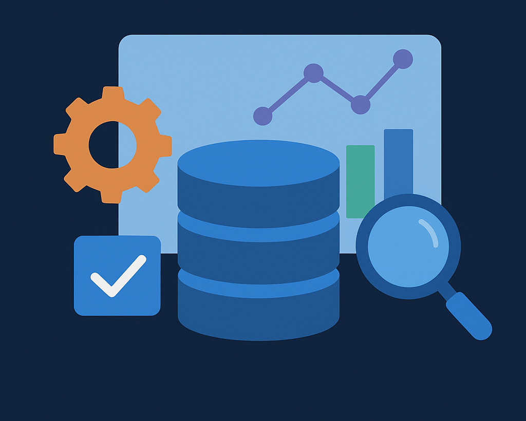 Database architecture and optimization illustration